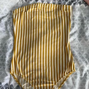 Stripped Bodysuit